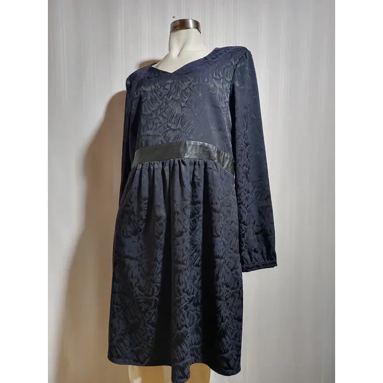 VESTIDO M/L AZUL MARINO DIAMBRE TALLA 50 1