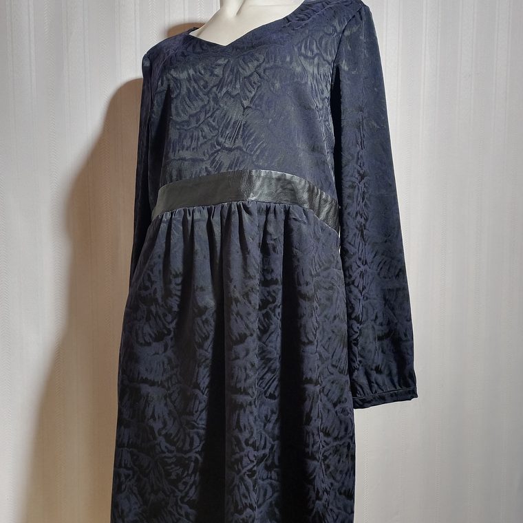 VESTIDO M/L AZUL MARINO DIAMBRE TALLA 50 1