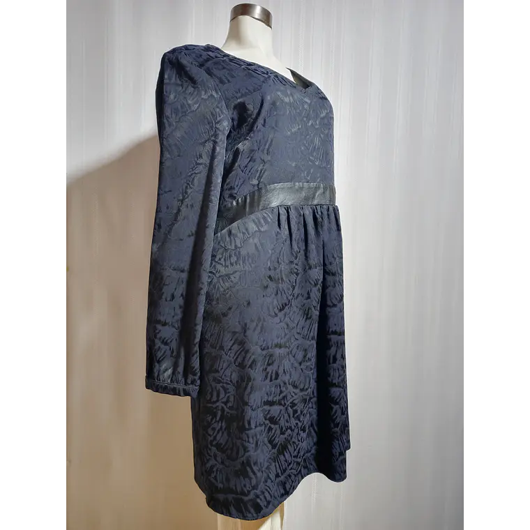 VESTIDO M/L AZUL MARINO DIAMBRE TALLA 50 2