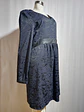 VESTIDO M/L AZUL MARINO DIAMBRE TALLA 50 - Miniatura 2