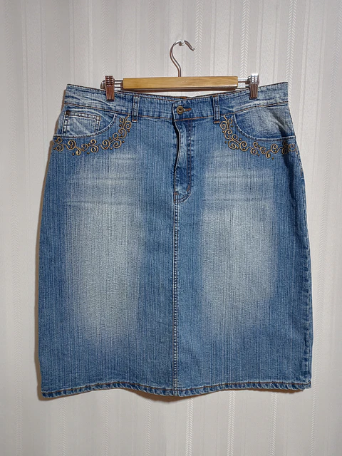 FALDA JEANS AZUL APOLLO TALLA 2XL