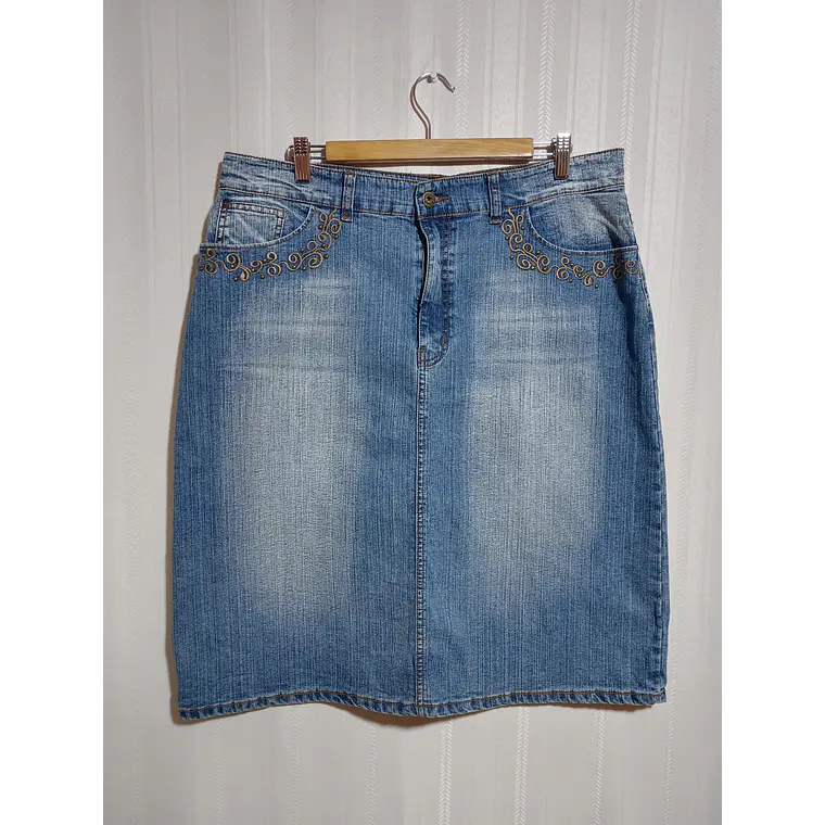 FALDA JEANS AZUL APOLLO TALLA 2XL 1