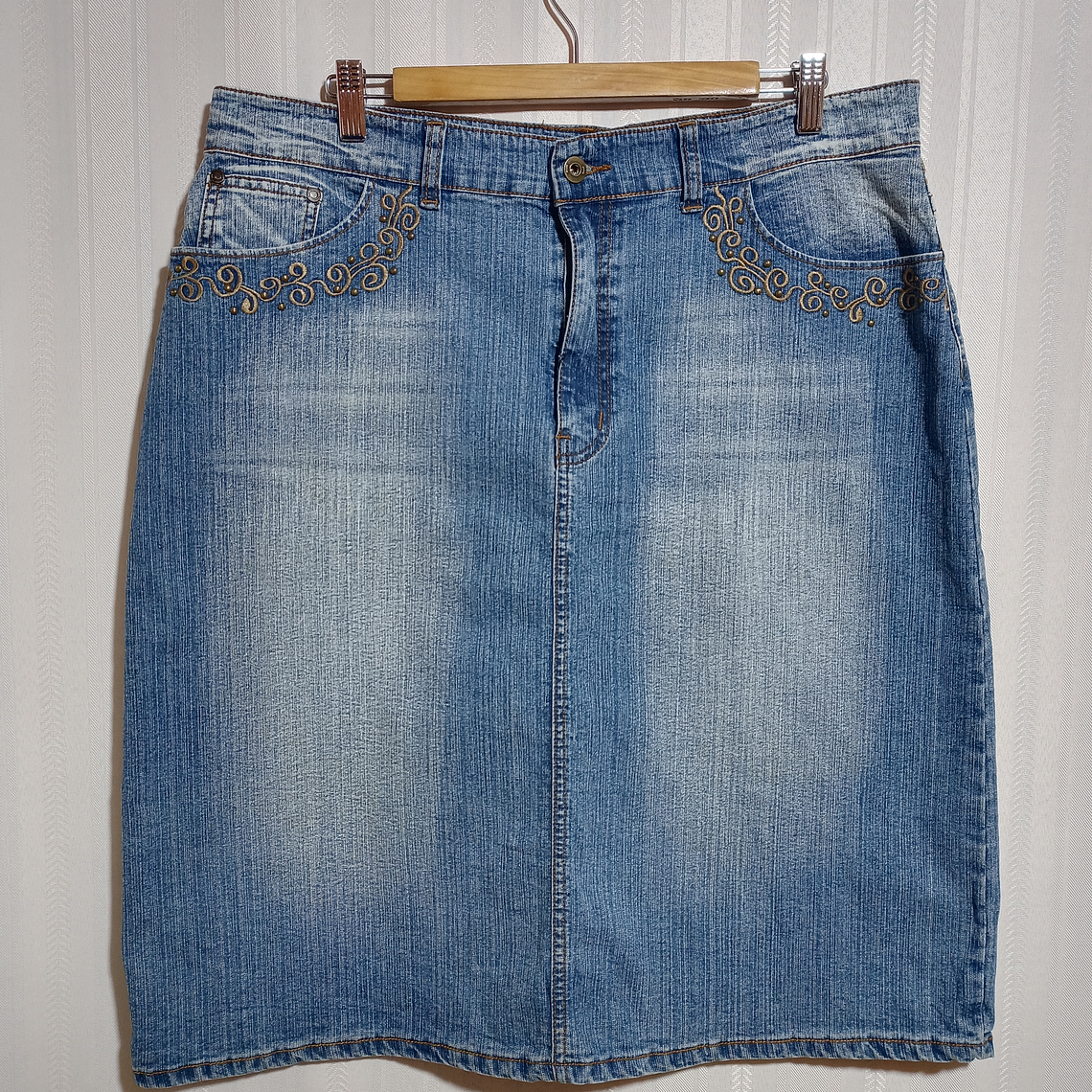 FALDA JEANS AZUL APOLLO TALLA 2XL 1