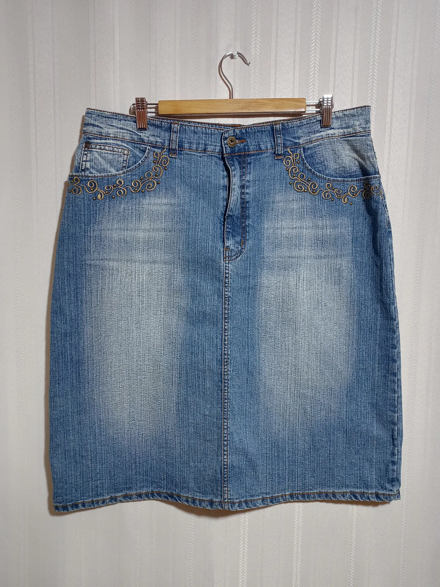 FALDA JEANS AZUL APOLLO TALLA 2XL 1