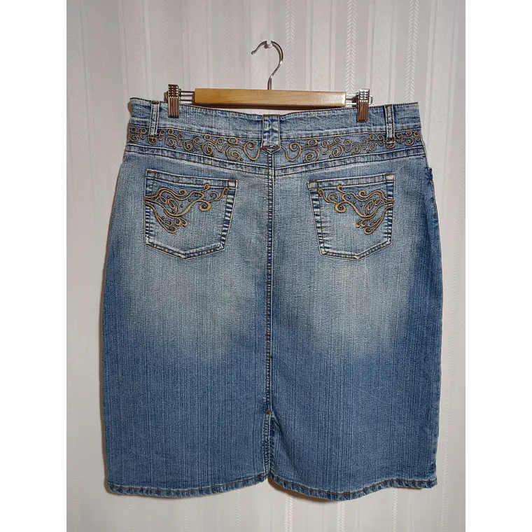 FALDA JEANS AZUL APOLLO TALLA 2XL 2