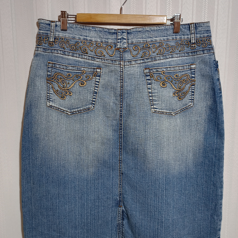 FALDA JEANS AZUL APOLLO TALLA 2XL 2