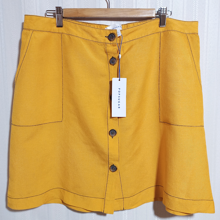 FALDA MOSTAZA POPSUGAR TALLA XL 1