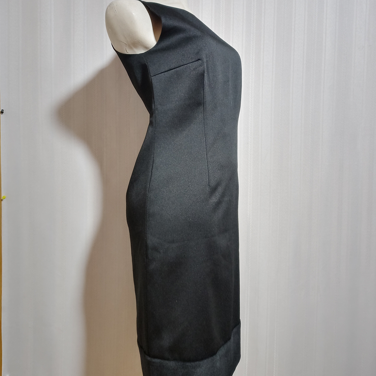 VESTIDO FIESTA NEGRO B-YOUNG TALLA 36 1