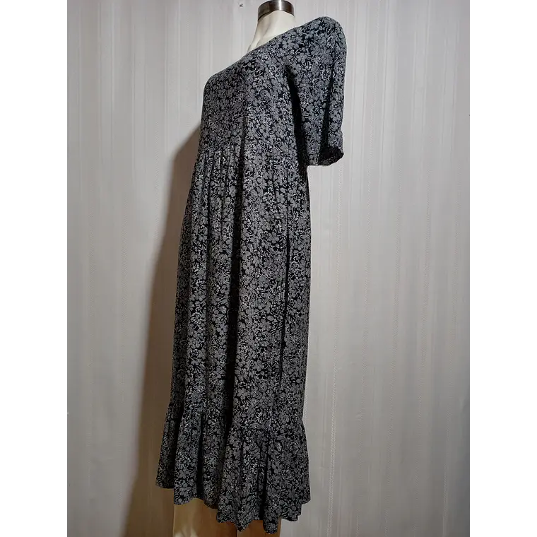 VESTIDO CASUAL GRIS TALLA M 1