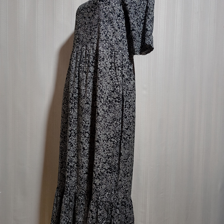 VESTIDO CASUAL GRIS TALLA M 1