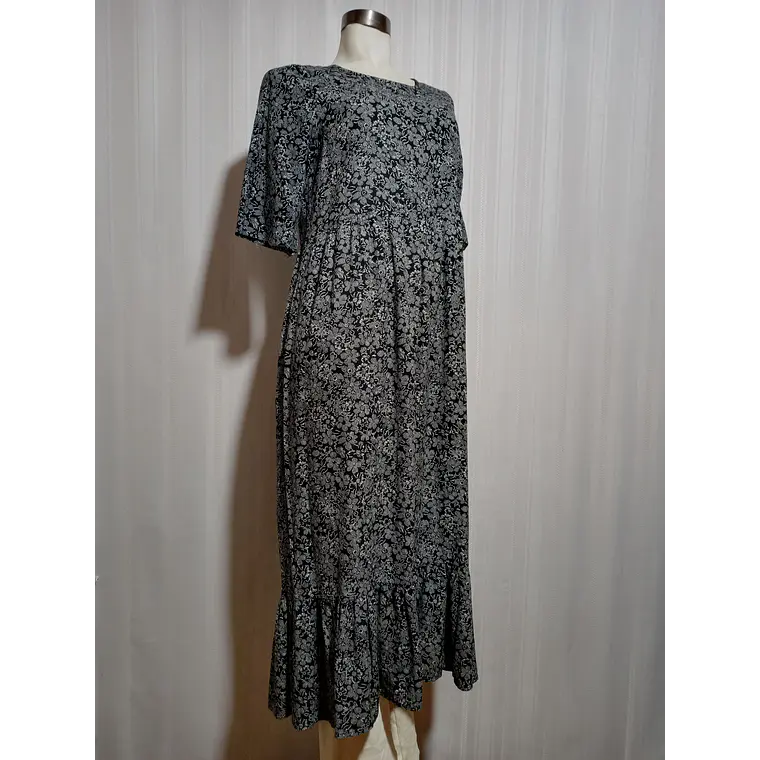 VESTIDO CASUAL GRIS TALLA M 2
