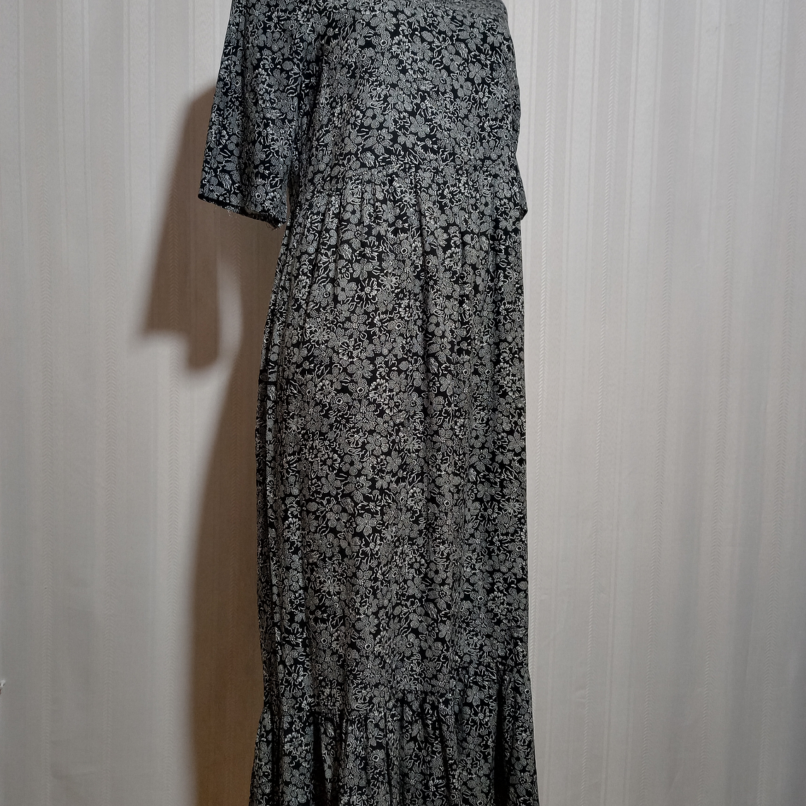 VESTIDO CASUAL GRIS TALLA M 2