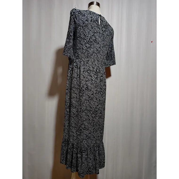 VESTIDO CASUAL GRIS TALLA M 3