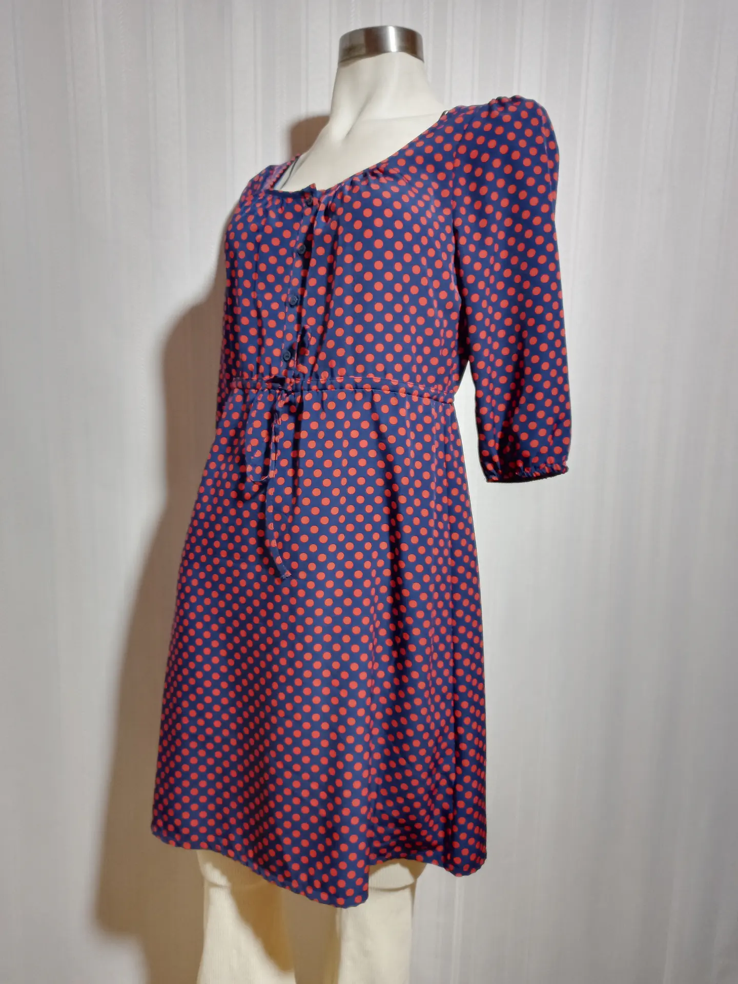 VESTIDO CASUAL ESTAMPADO H&M TALLA 36 2