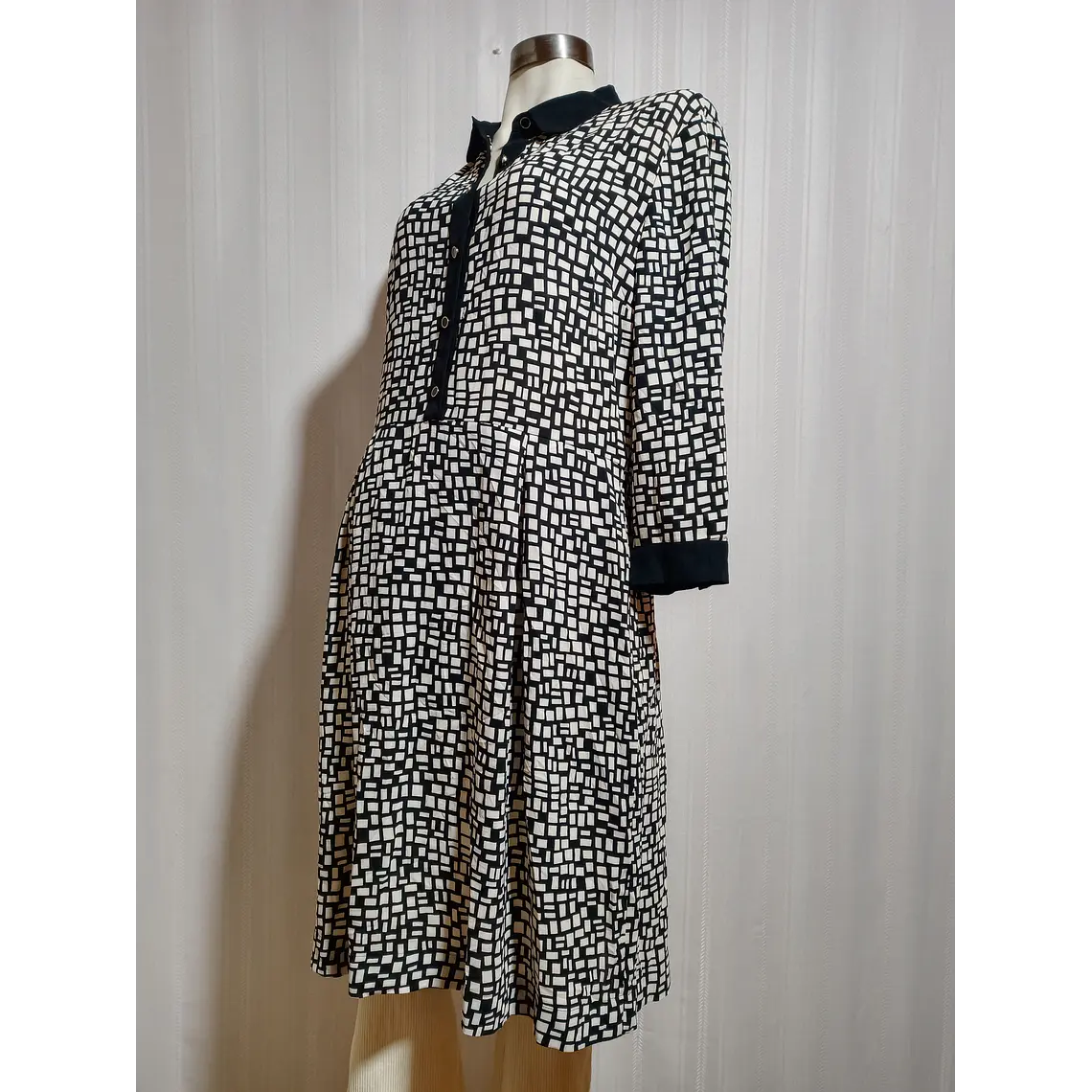 VESTIDO CASUAL ESTAMPADO ANNE KLEIN TALLA 14 1