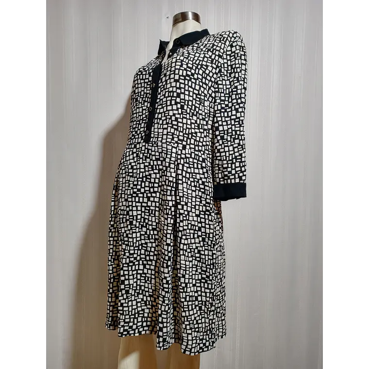 VESTIDO CASUAL ESTAMPADO ANNE KLEIN TALLA 14 1