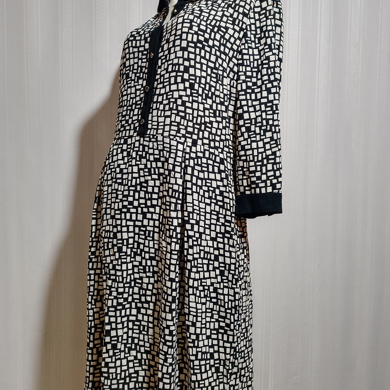 VESTIDO CASUAL ESTAMPADO ANNE KLEIN TALLA 14 1