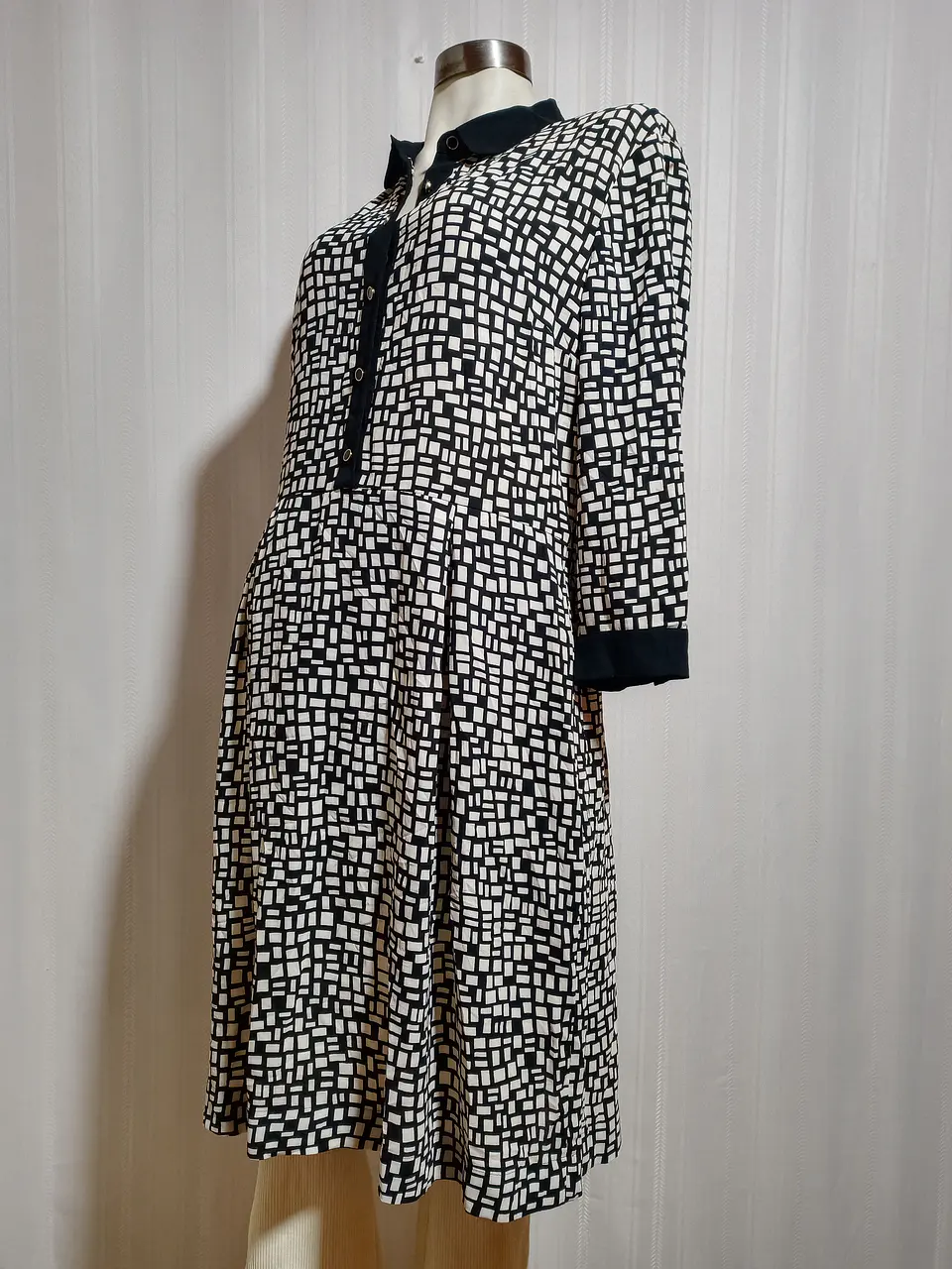 VESTIDO CASUAL ESTAMPADO ANNE KLEIN TALLA 14 1