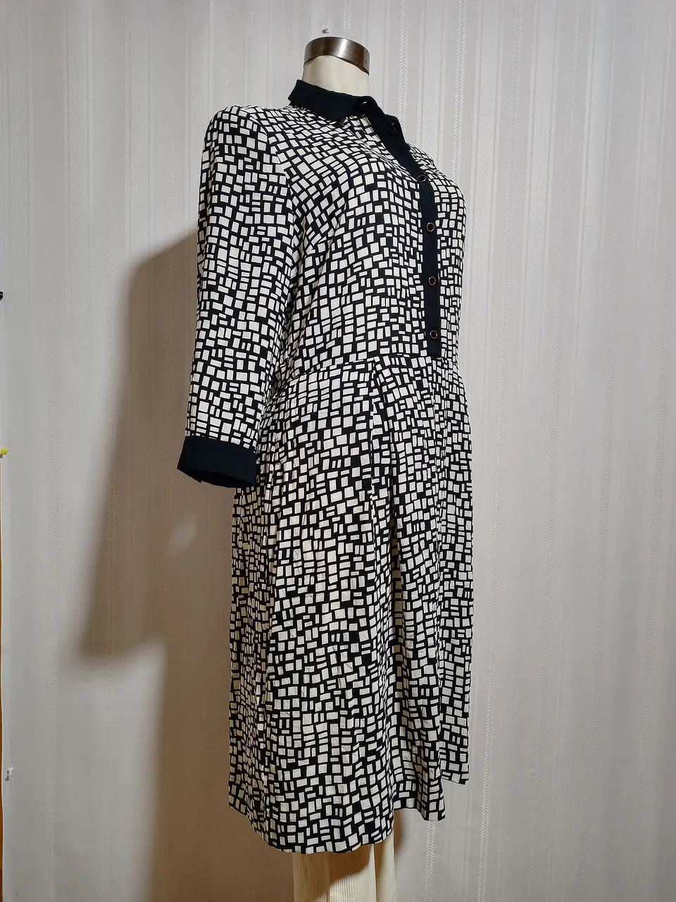 VESTIDO CASUAL ESTAMPADO ANNE KLEIN TALLA 14 2