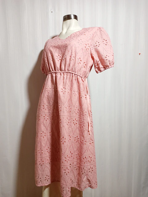 VESTIDO CASUAL ROSADO SHEIN TALLA L