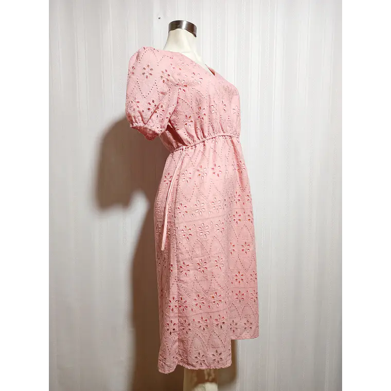 VESTIDO CASUAL ROSADO SHEIN TALLA L 2