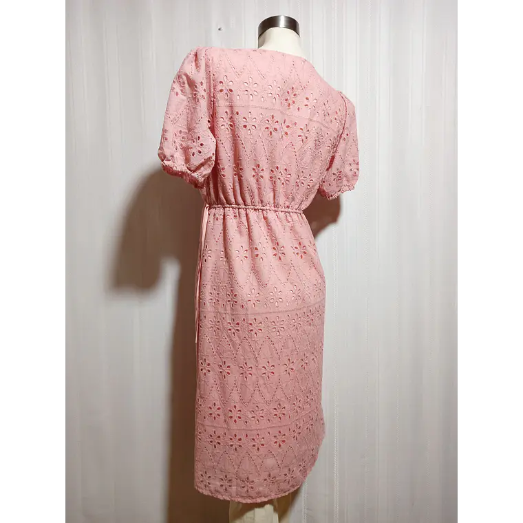 VESTIDO CASUAL ROSADO SHEIN TALLA L 3