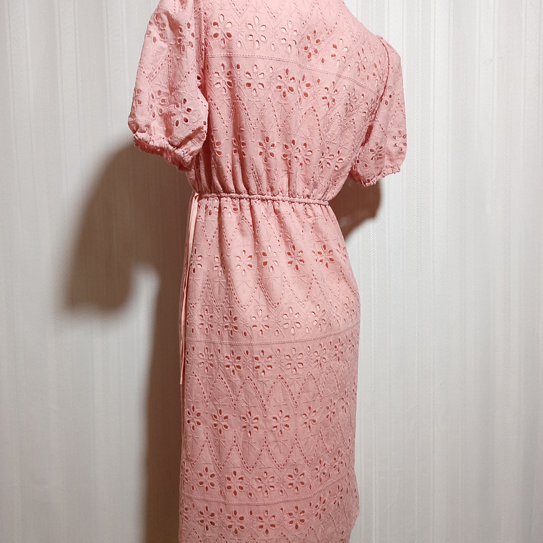 VESTIDO CASUAL ROSADO SHEIN TALLA L 3