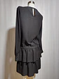 VESTIDO CASUAL NEGRO SCOTCH&SODA TALLA M - Miniatura 3