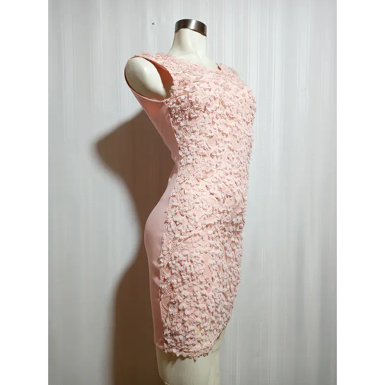 VESTIDO FIESTA ROSADO KIMI ECO TALLA M 1