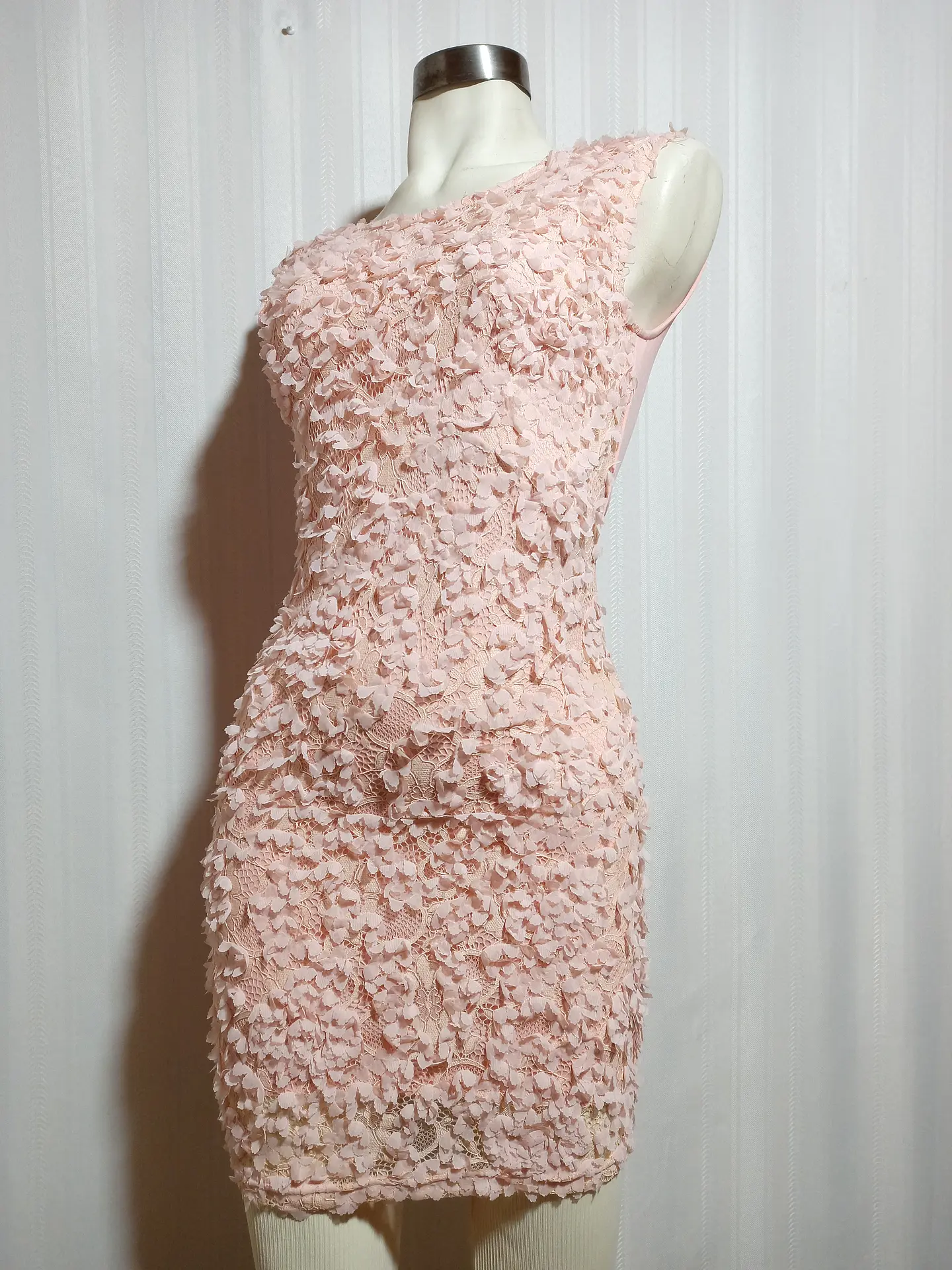 VESTIDO FIESTA ROSADO KIMI ECO TALLA M 2