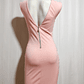 VESTIDO FIESTA ROSADO KIMI ECO TALLA M - Miniatura 4