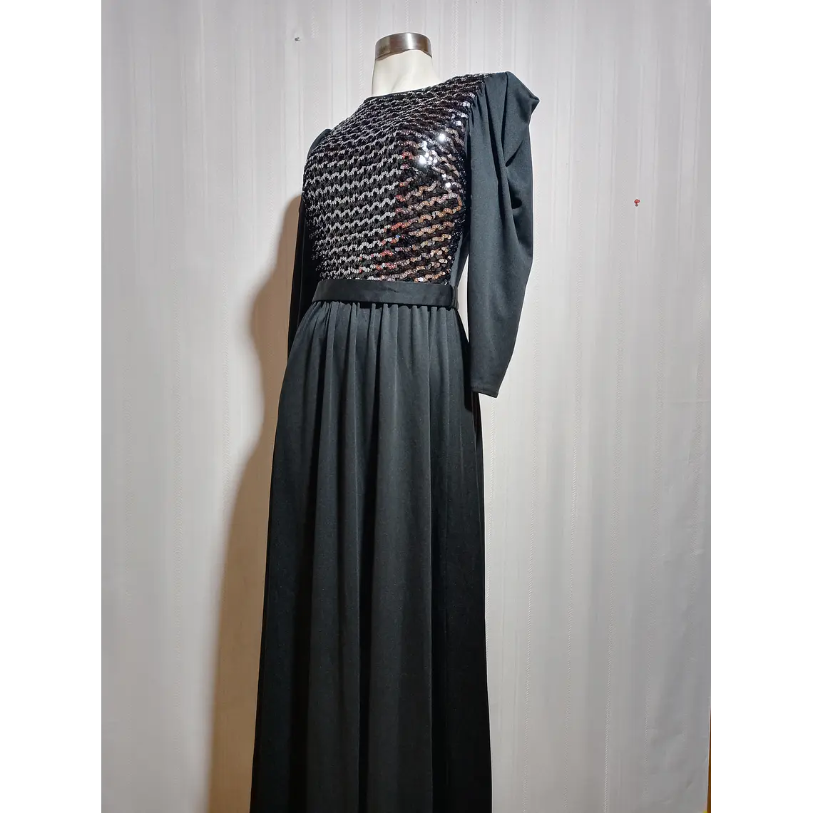 VESTIDO FIESTA NEGRO  TALLA 40 1
