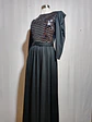 VESTIDO FIESTA NEGRO  TALLA 40 - Miniatura 1