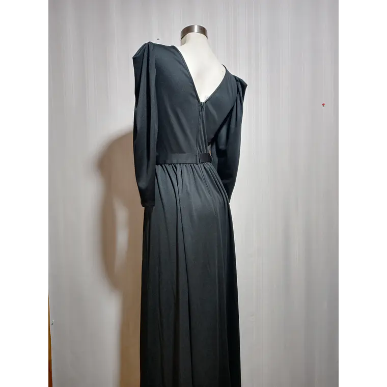 VESTIDO FIESTA NEGRO  TALLA 40 2