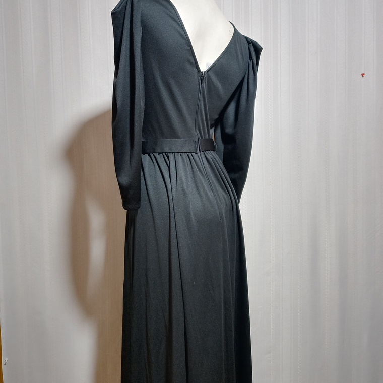 VESTIDO FIESTA NEGRO  TALLA 40 2