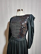 VESTIDO FIESTA NEGRO  TALLA 40 - Miniatura 3