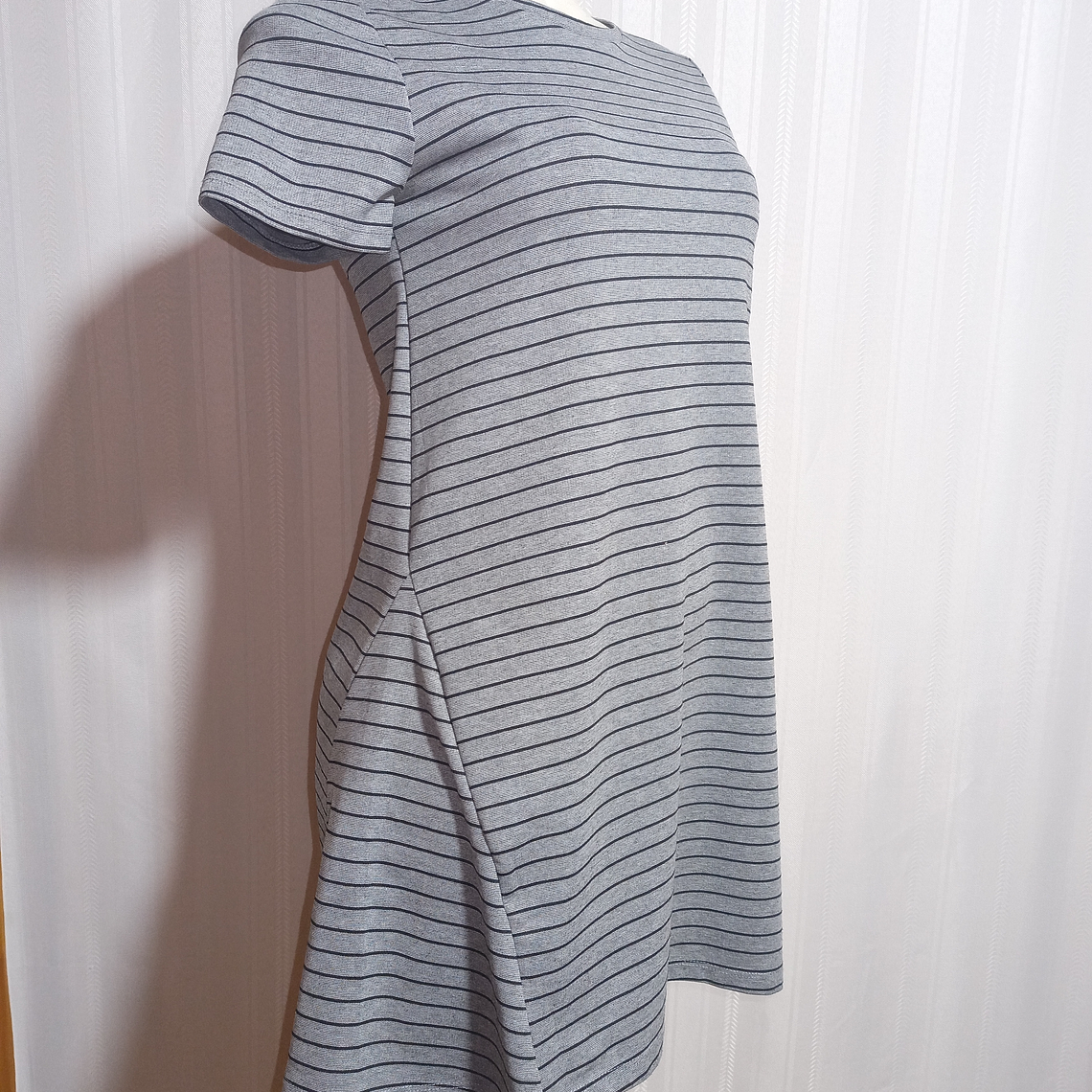 VESTIDO CASUAL GRIS ZARA TALLA M 2