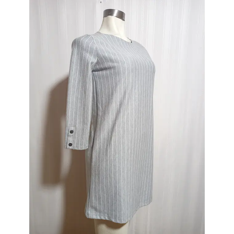 VESTIDO GRIS BERSHKA TALLA S 1