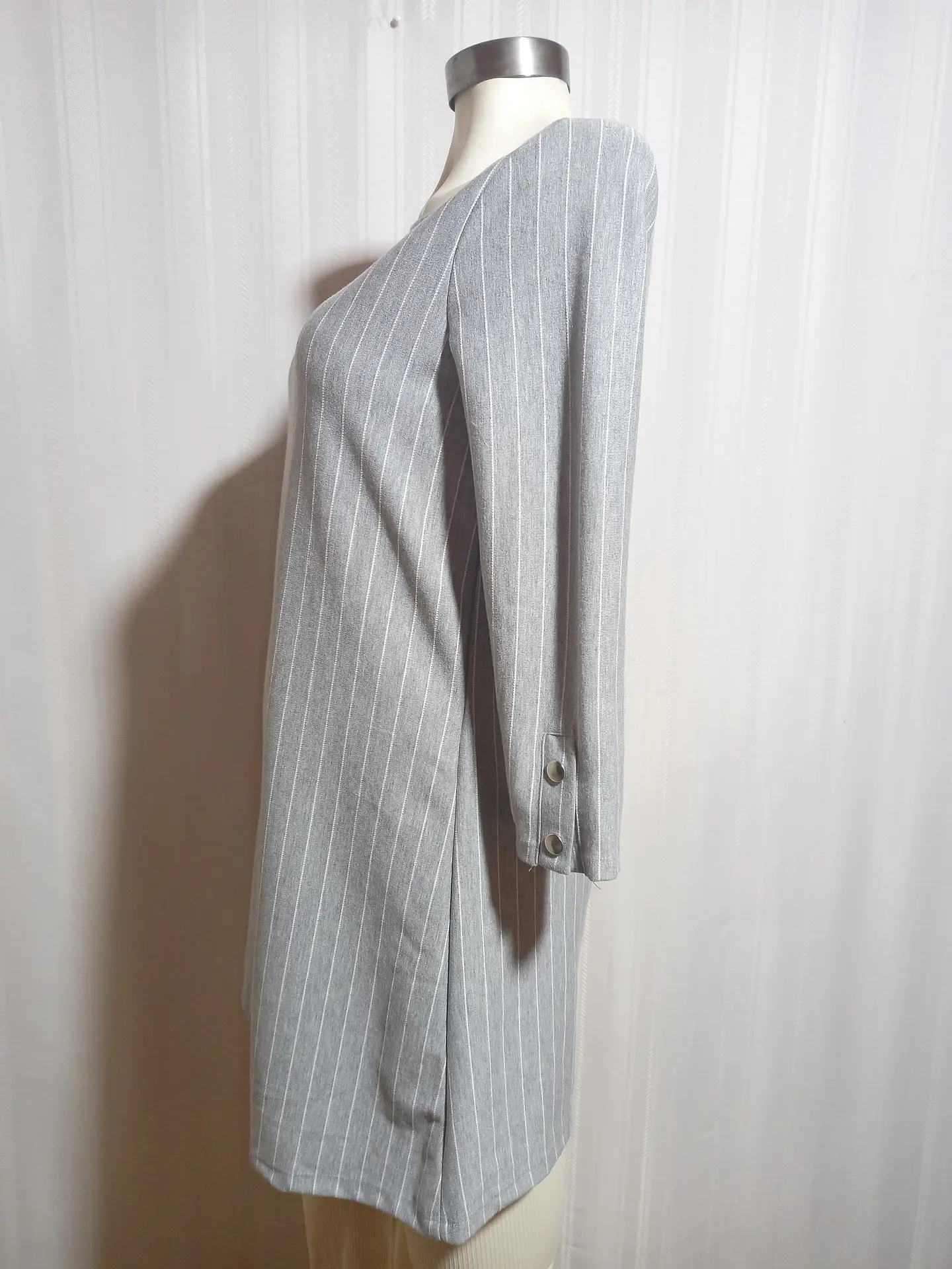 VESTIDO GRIS BERSHKA TALLA S 3