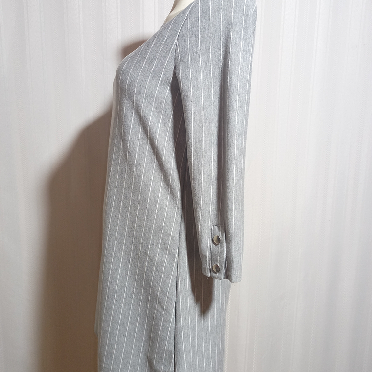 VESTIDO GRIS BERSHKA TALLA S 3