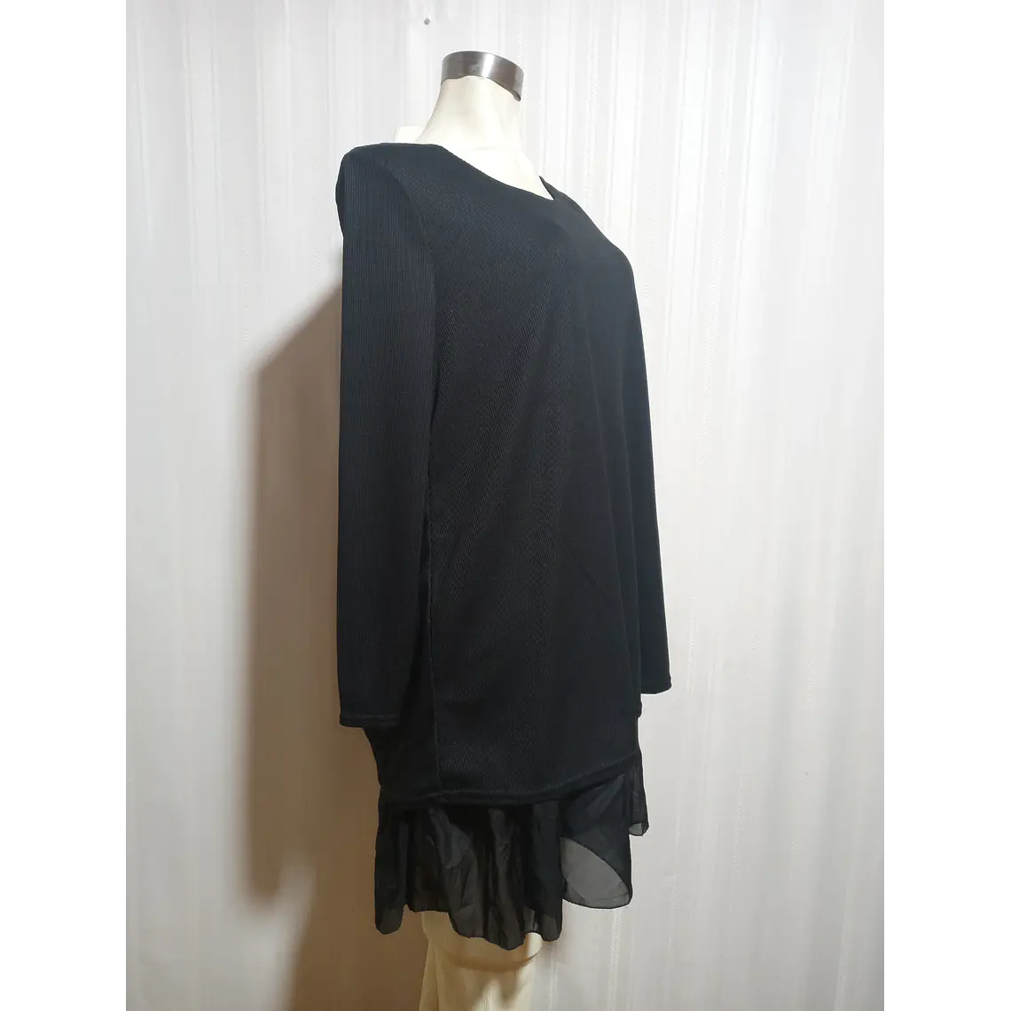 VESTIDO NEGRO CL.SHANG TALLA L 1