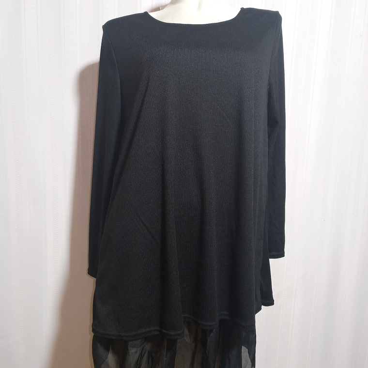 VESTIDO NEGRO CL.SHANG TALLA L 2