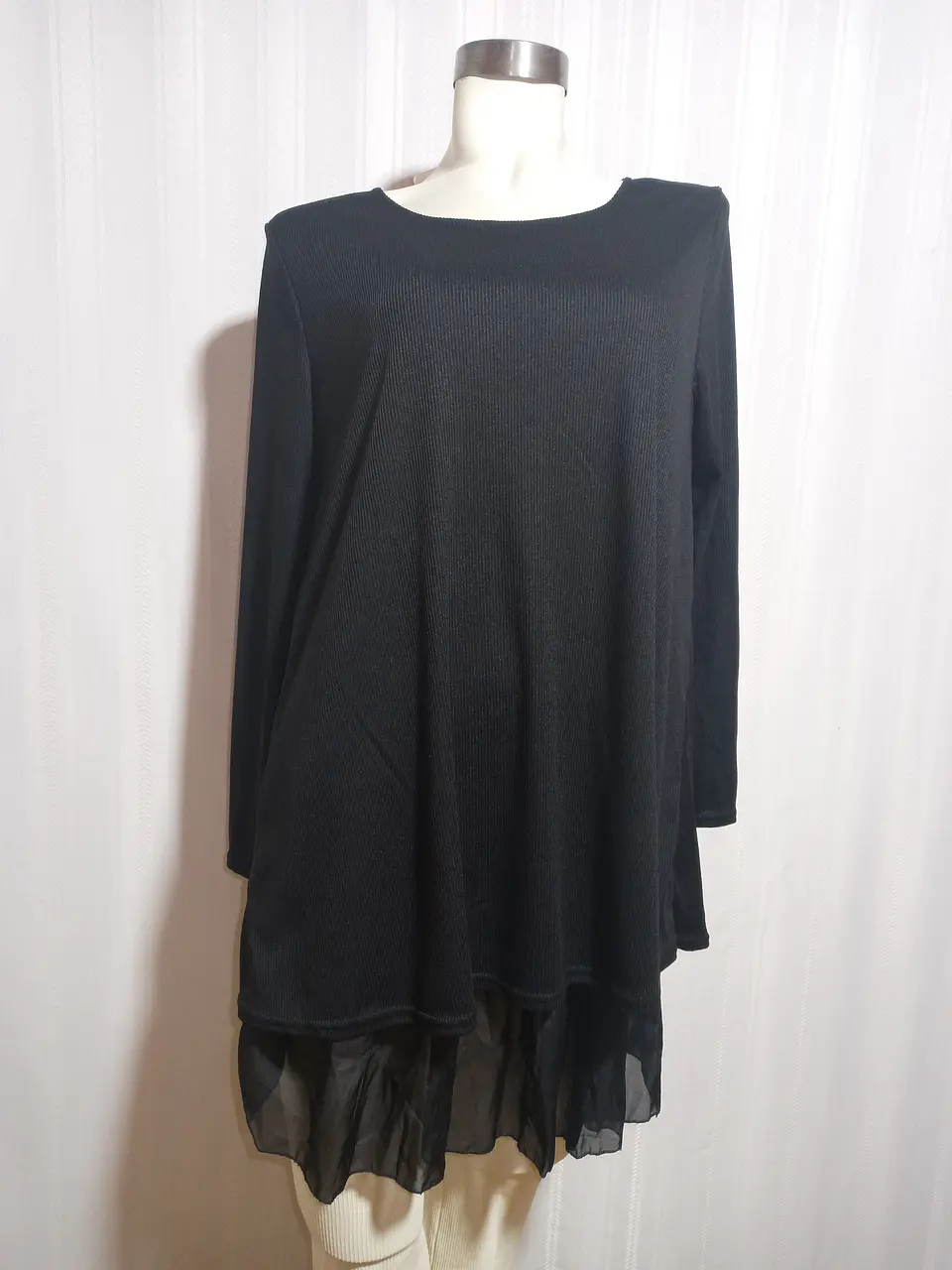 VESTIDO NEGRO CL.SHANG TALLA L 2