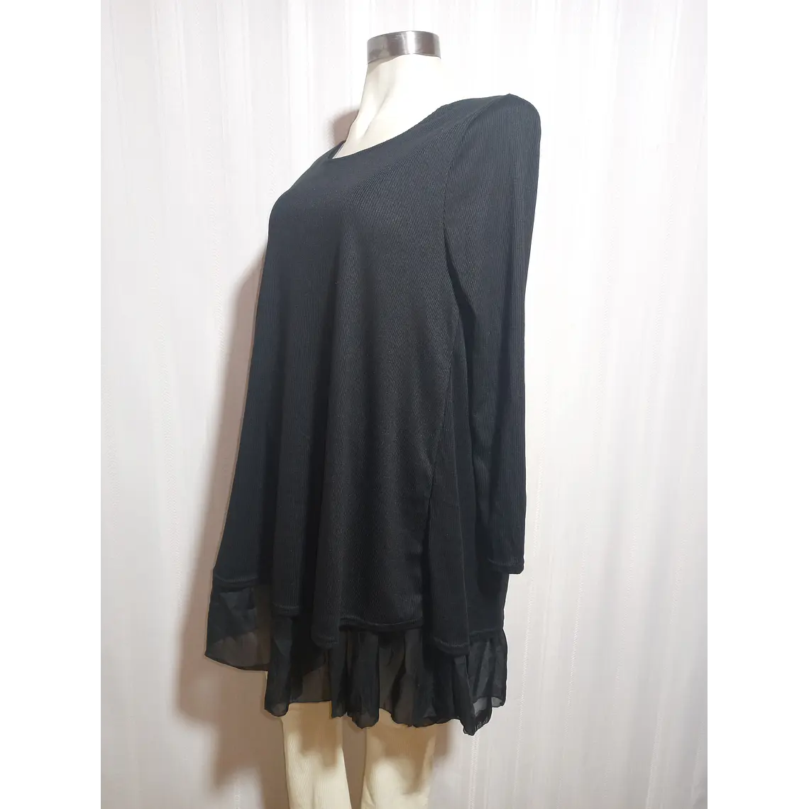 VESTIDO NEGRO CL.SHANG TALLA L 3