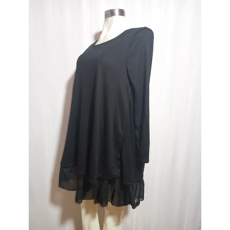 VESTIDO NEGRO CL.SHANG TALLA L 3