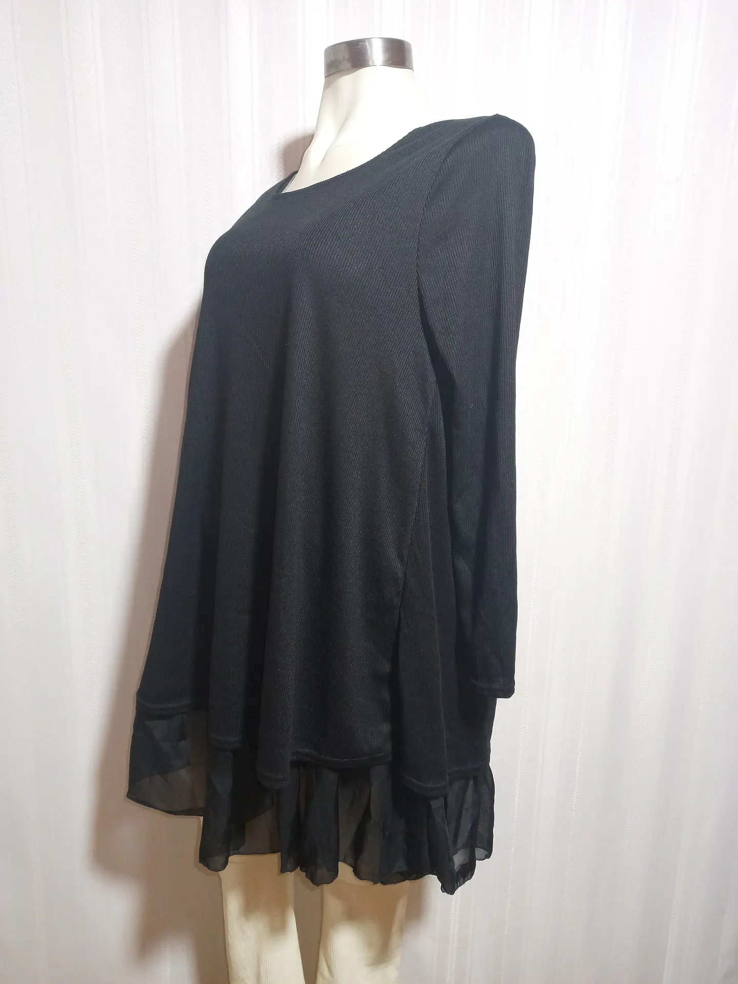 VESTIDO NEGRO CL.SHANG TALLA L 3