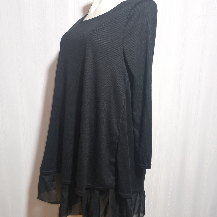 VESTIDO NEGRO CL.SHANG TALLA L 3