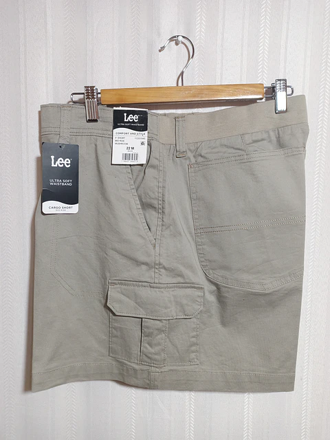 SHORT CARGO BEIGE LEE TALLA 22M (50)