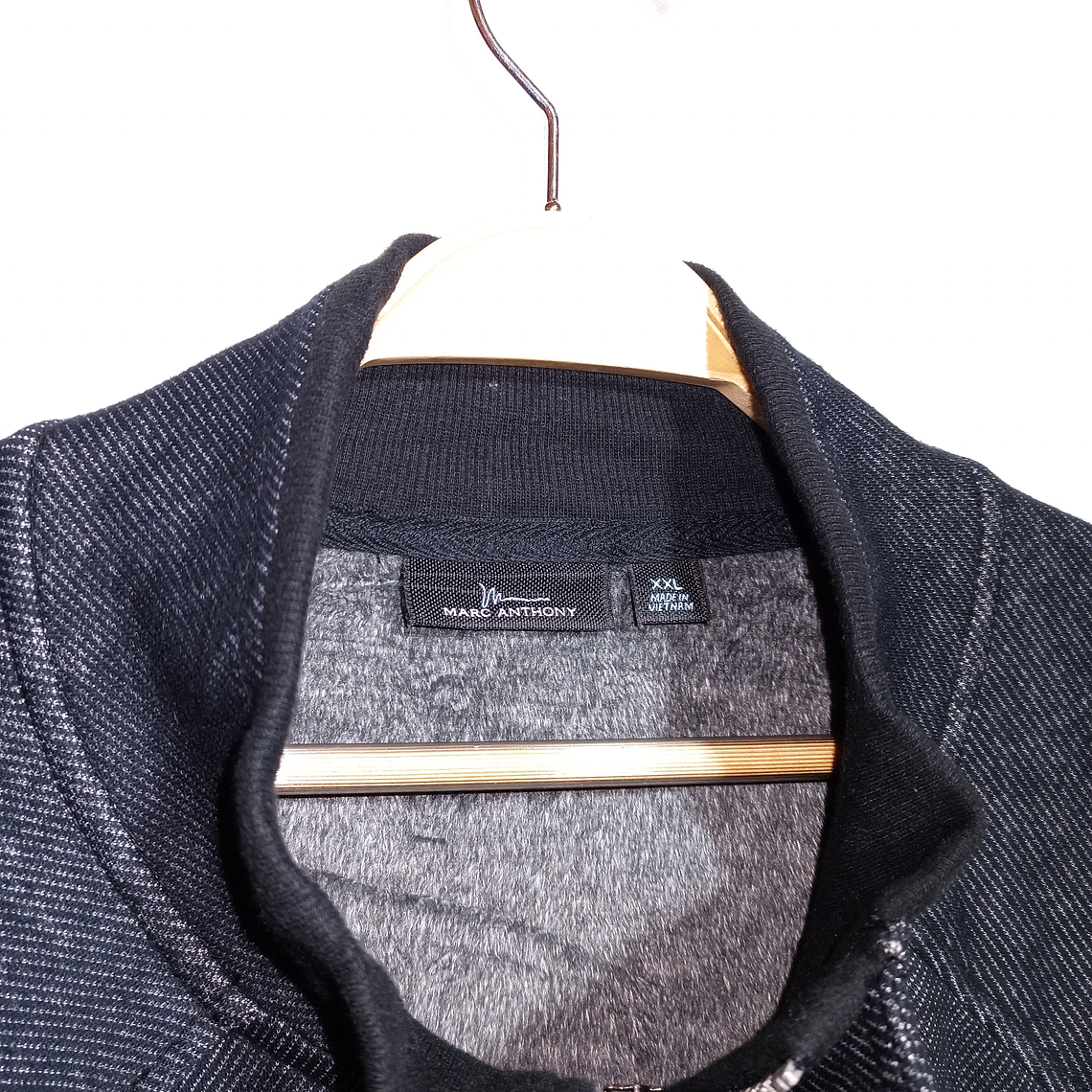 CHAQUETA POLAR GRIS MARC ANTHONY TALLA XXL 3