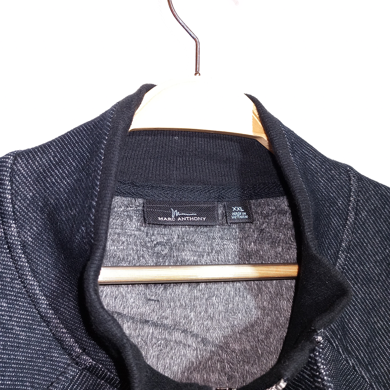 CHAQUETA POLAR GRIS MARC ANTHONY TALLA XXL 3